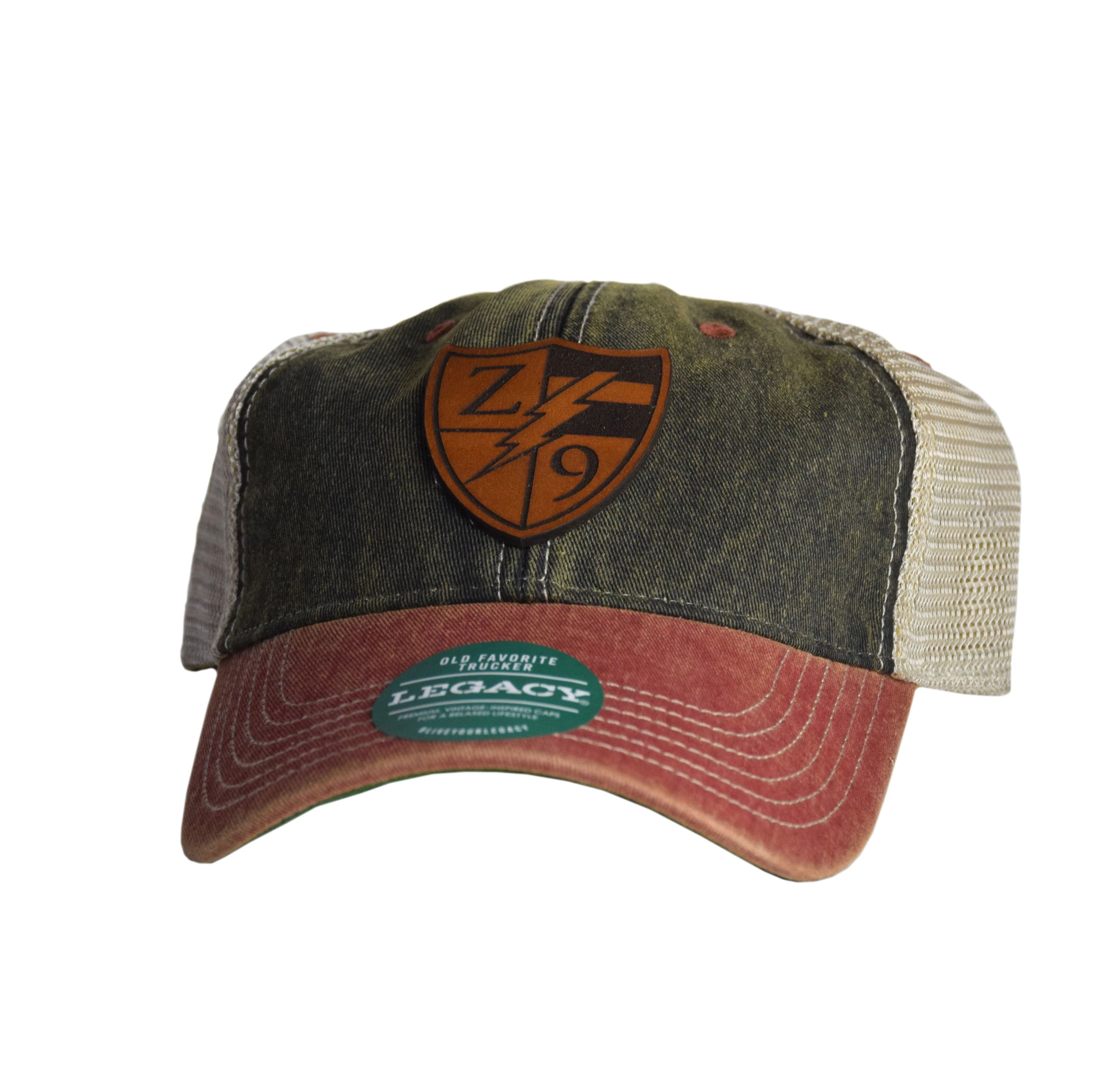 Z9 Shield Leather Legacy Dad Hat - Image 2