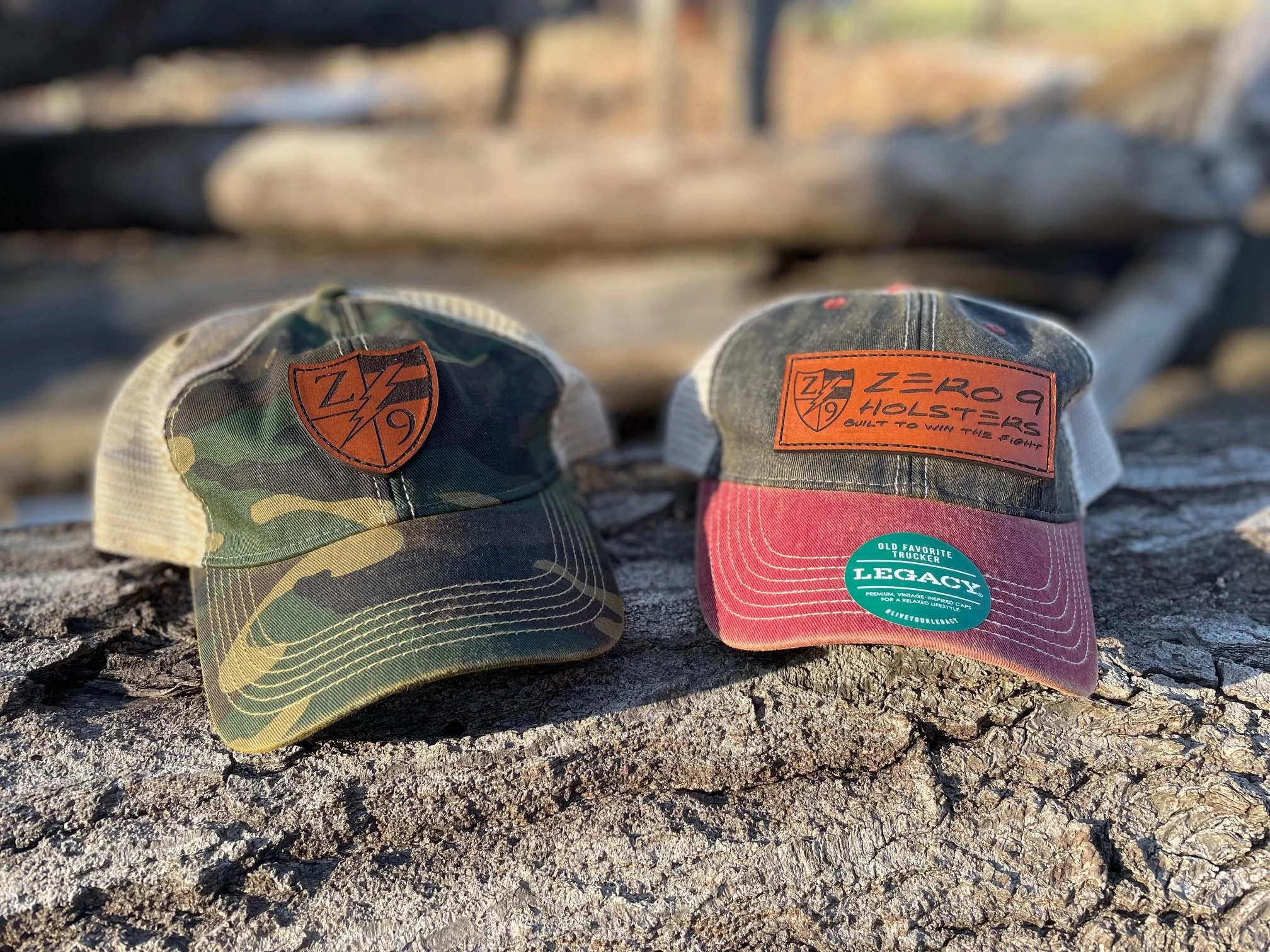 Z9 Shield Leather Legacy Dad Hat - Image 3