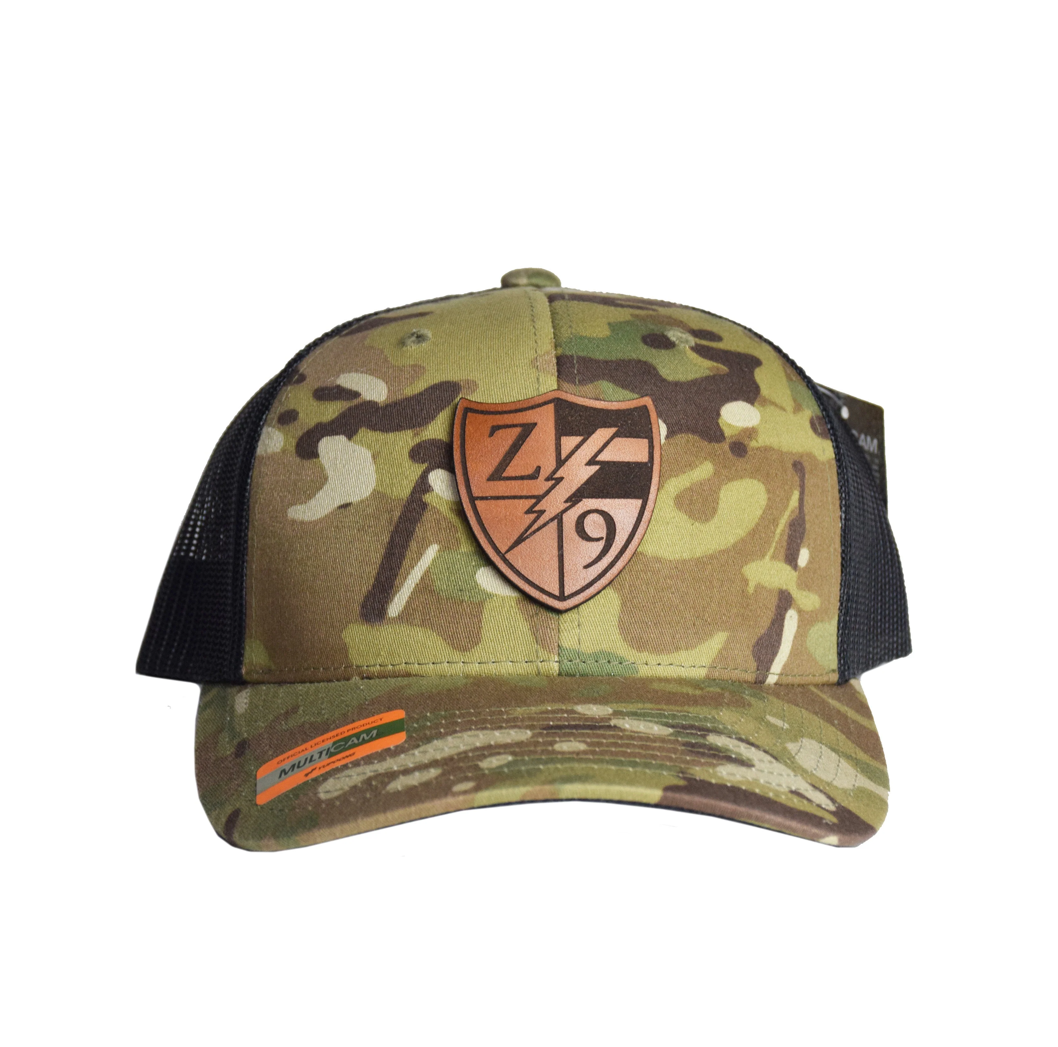 Z9 Shield Logo Leather Snapback - Image 2