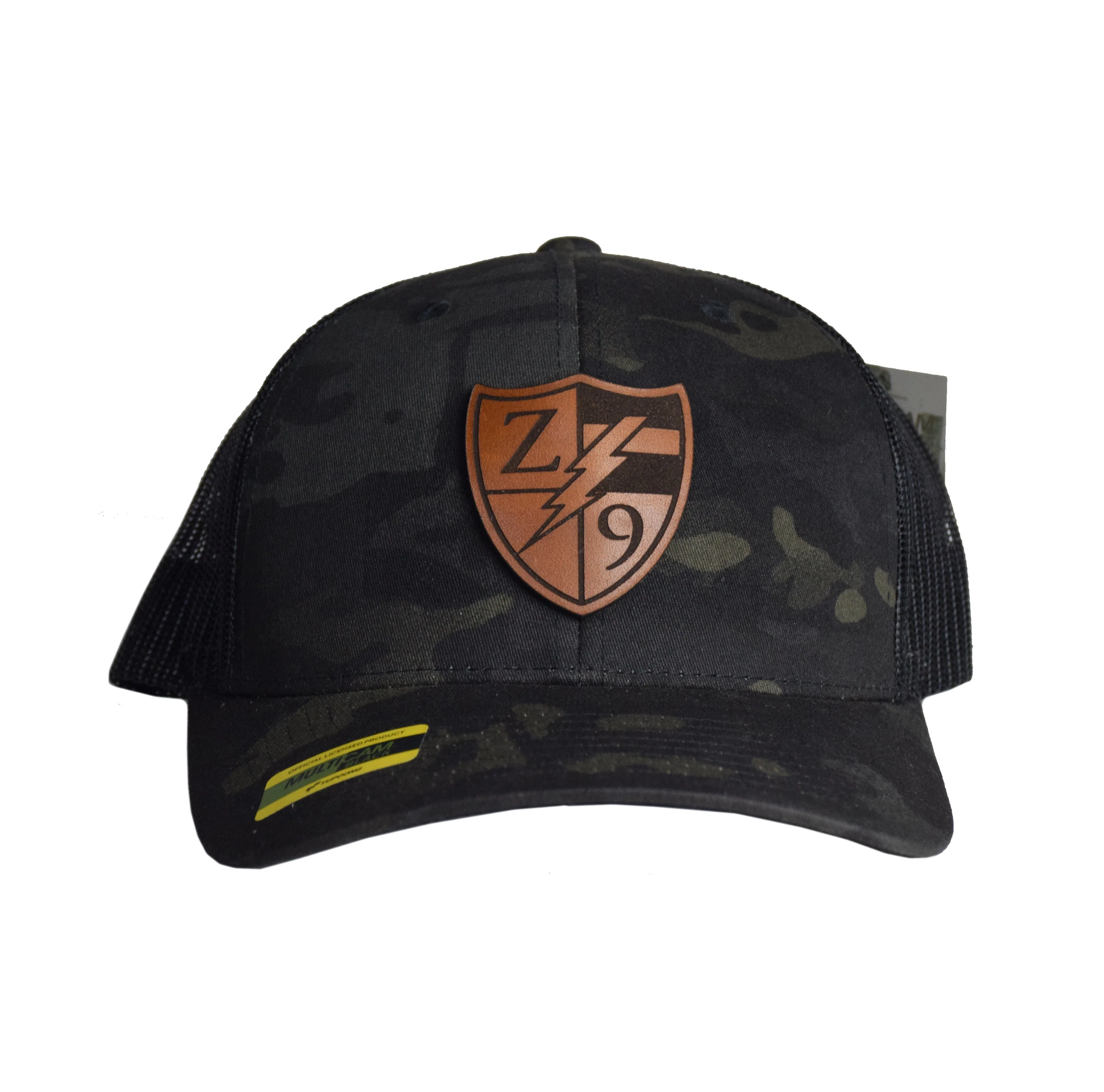 Z9 Shield Logo Leather Snapback - Image 4