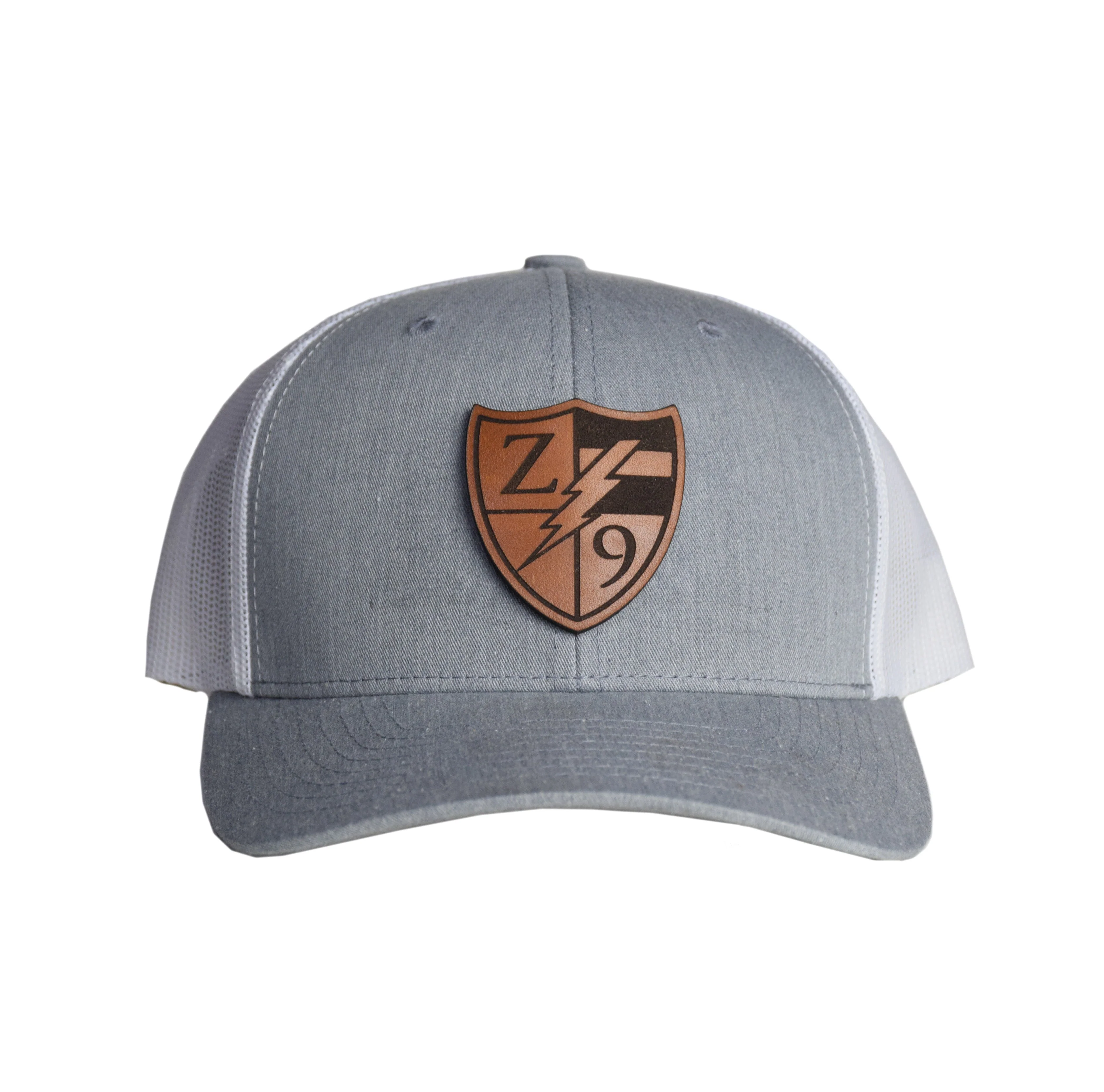 Z9 Shield Logo Leather Snapback - Image 5